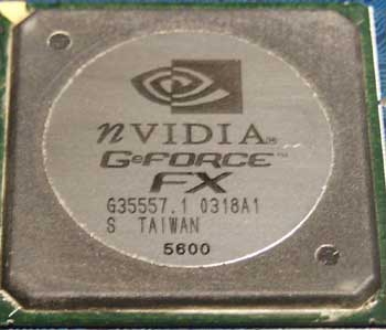 GPU chip GeForce FX 5600