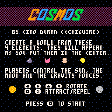 Cosmos gameplay